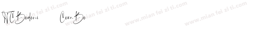 ITC Bodoni 72 Com Bo字体转换